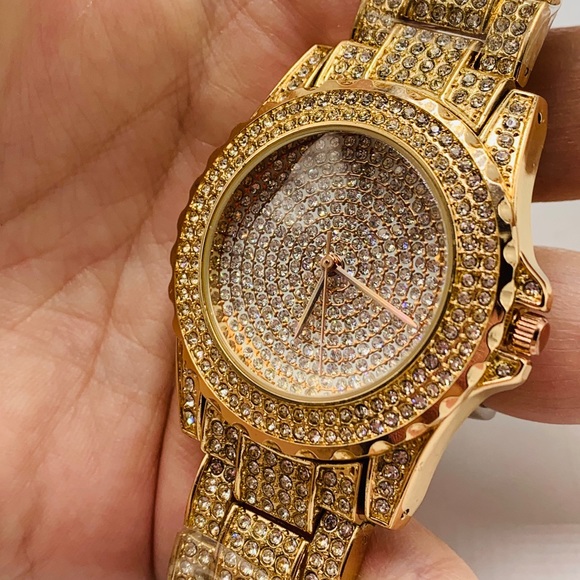 102777_rose-gold_1_1800x1800.  NEW Unisex Super Bling Rose Gold Watch